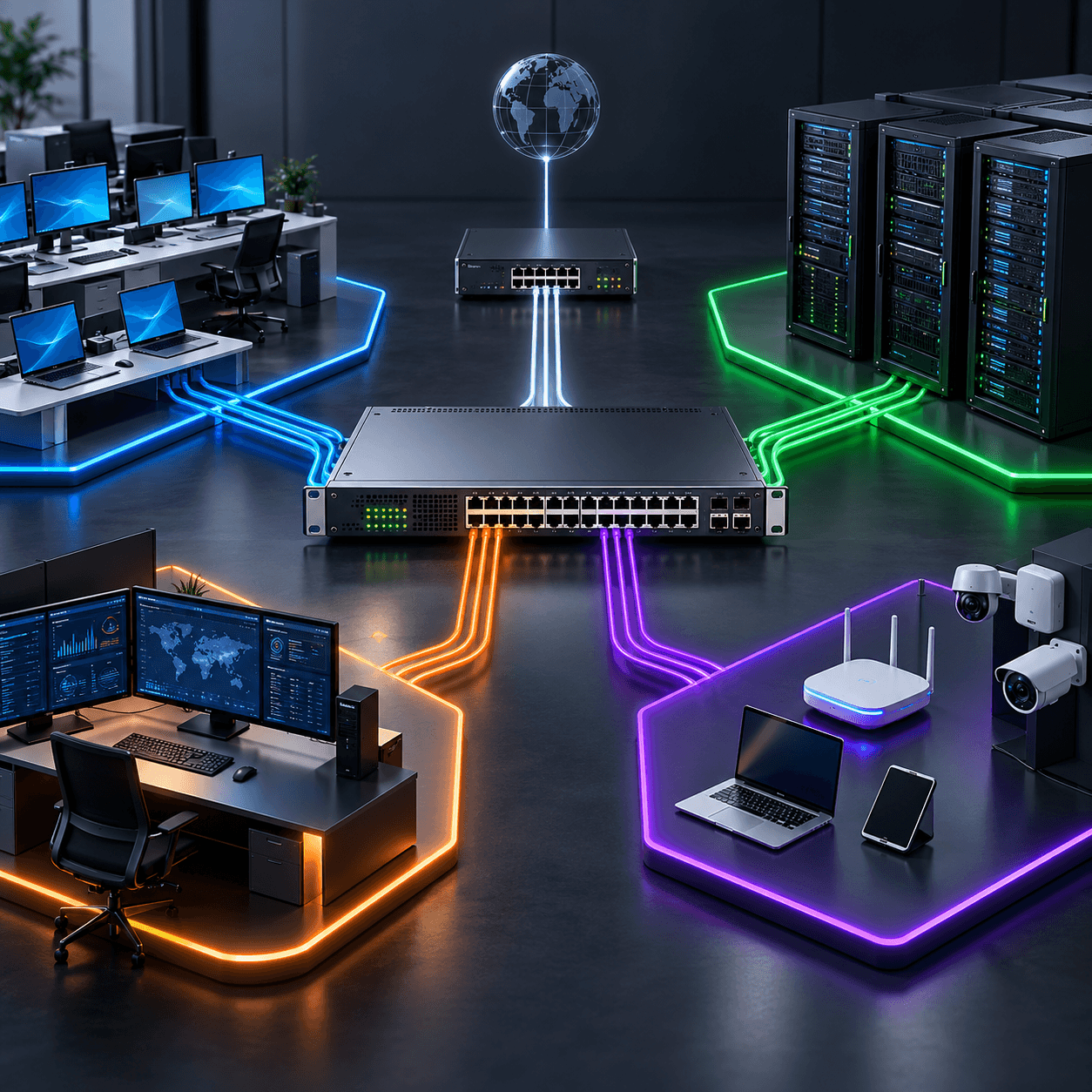 VLAN: Что это, как работает 802.1Q, access и trunk