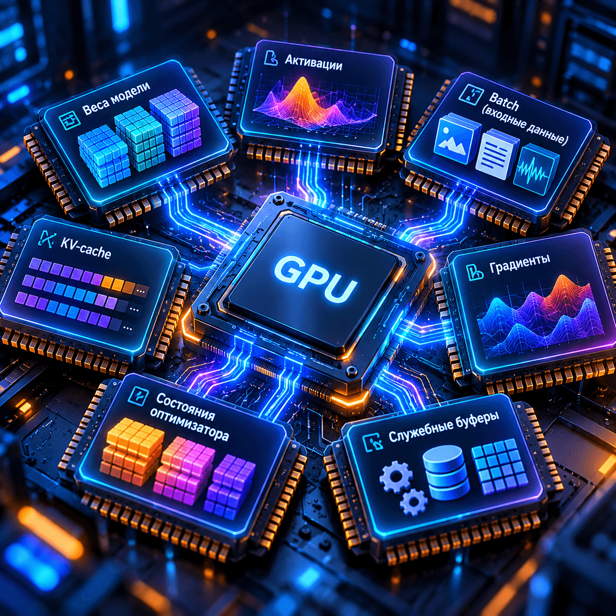 Неоновая архитектура памяти GPU