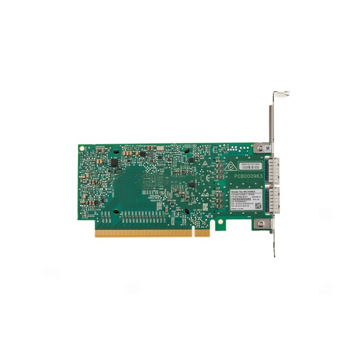 Сетевая карта Mellanox MCX456A-ECAT — 2x QSFP28 100GbE