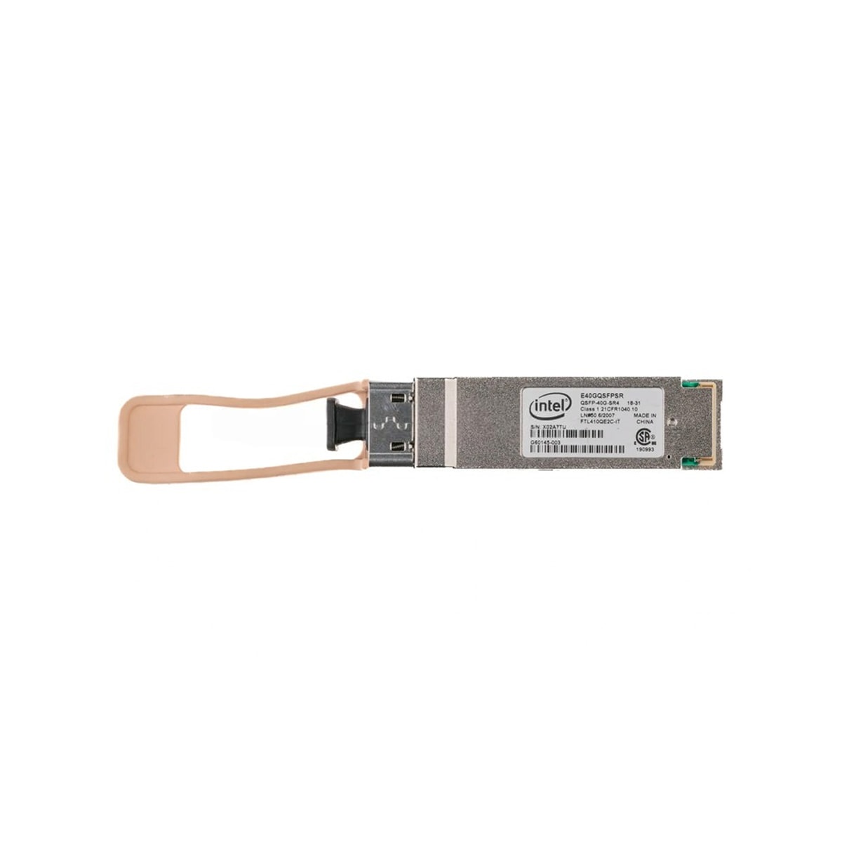Трансивер Intel E40GQFSPSR — 40GBase-SR4, 850nm, 100m