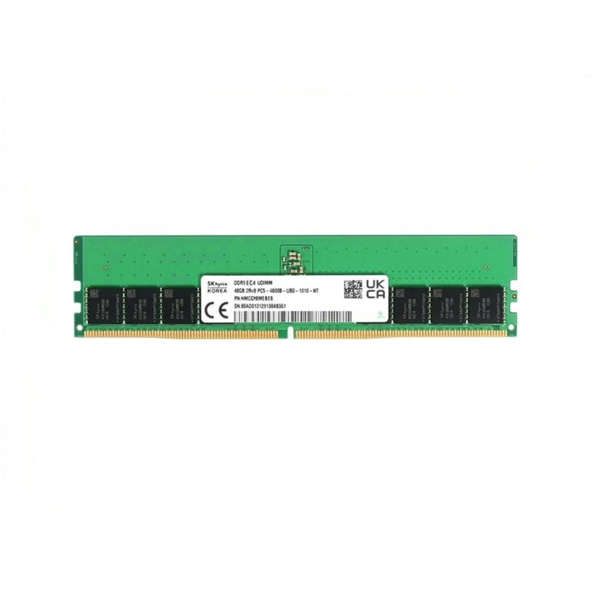 Оперативная память SK Hynix ECC UDIMM — 48GB, DDR5, 4800Mhz, 2Rx8