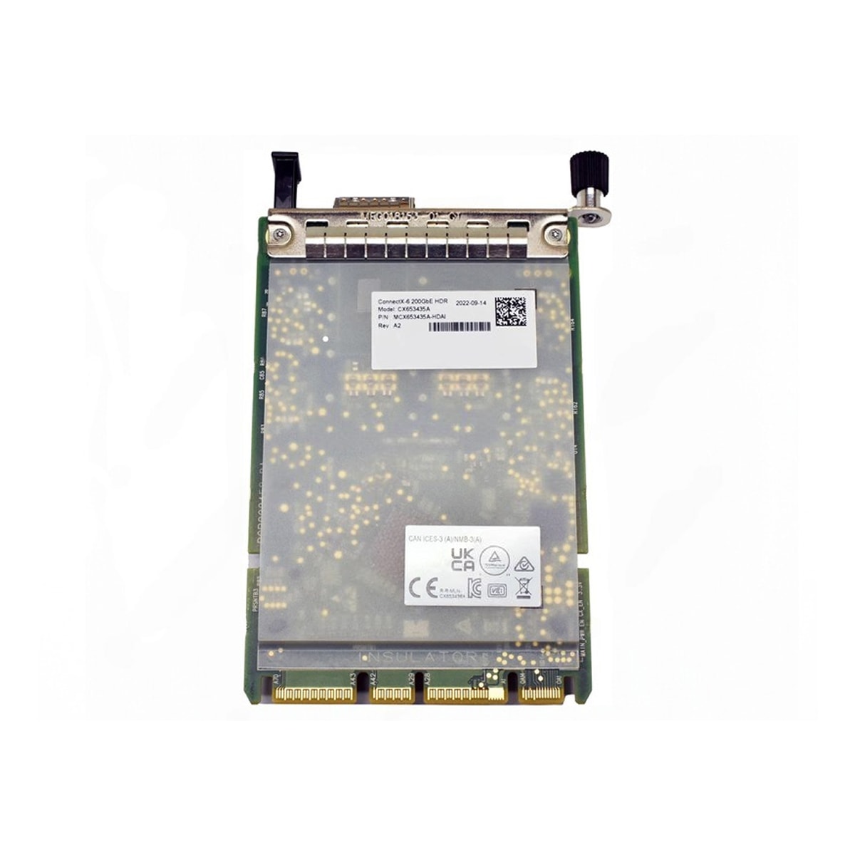 Сетевая карта Mellanox MCX653435A-HDAI — 1x QSFP56 200GbE
