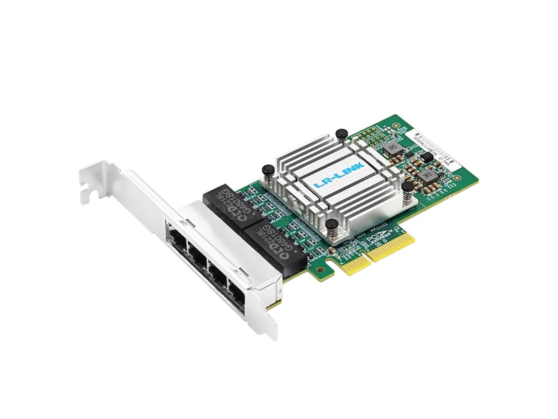Сетевая карта LR-LINK LRES1048PT — 4x RJ45 1GbE