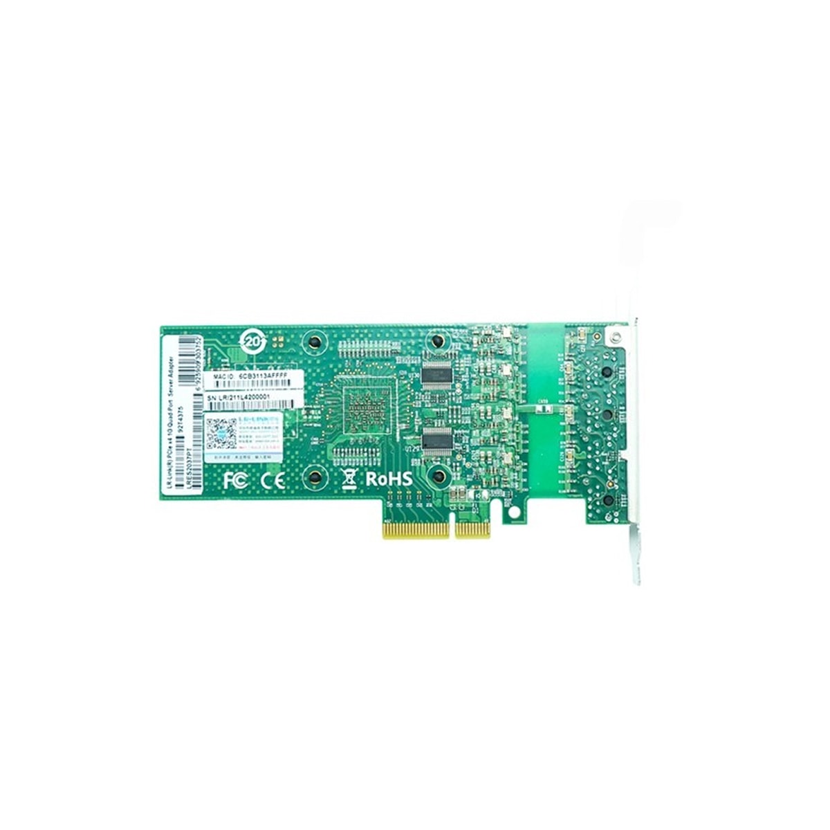 Сетевая карта LR-LINK LRES2038PT — 4x RJ45 1GbE