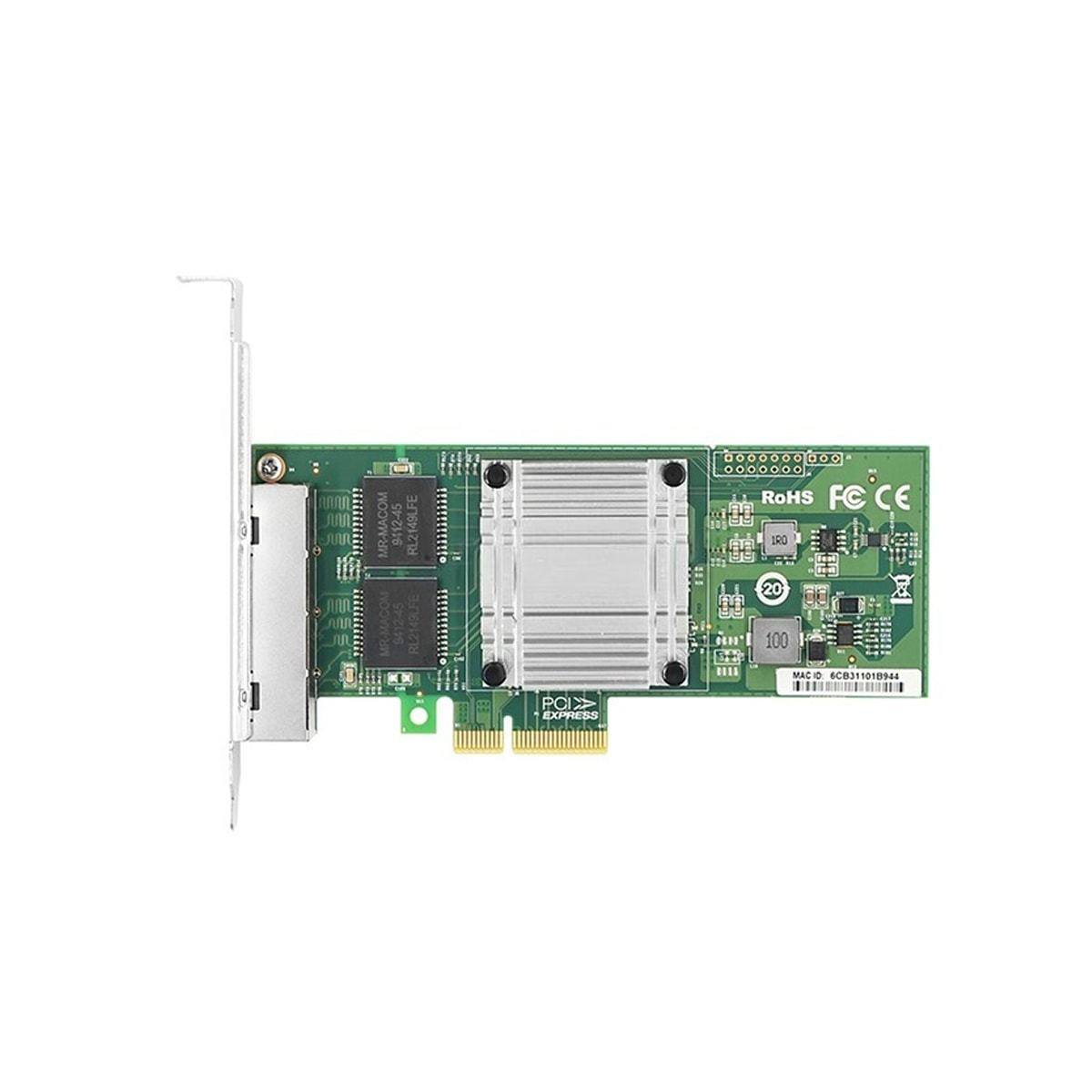 Сетевая карта LR-LINK LRES2025PT — 4x RJ45 1GbE