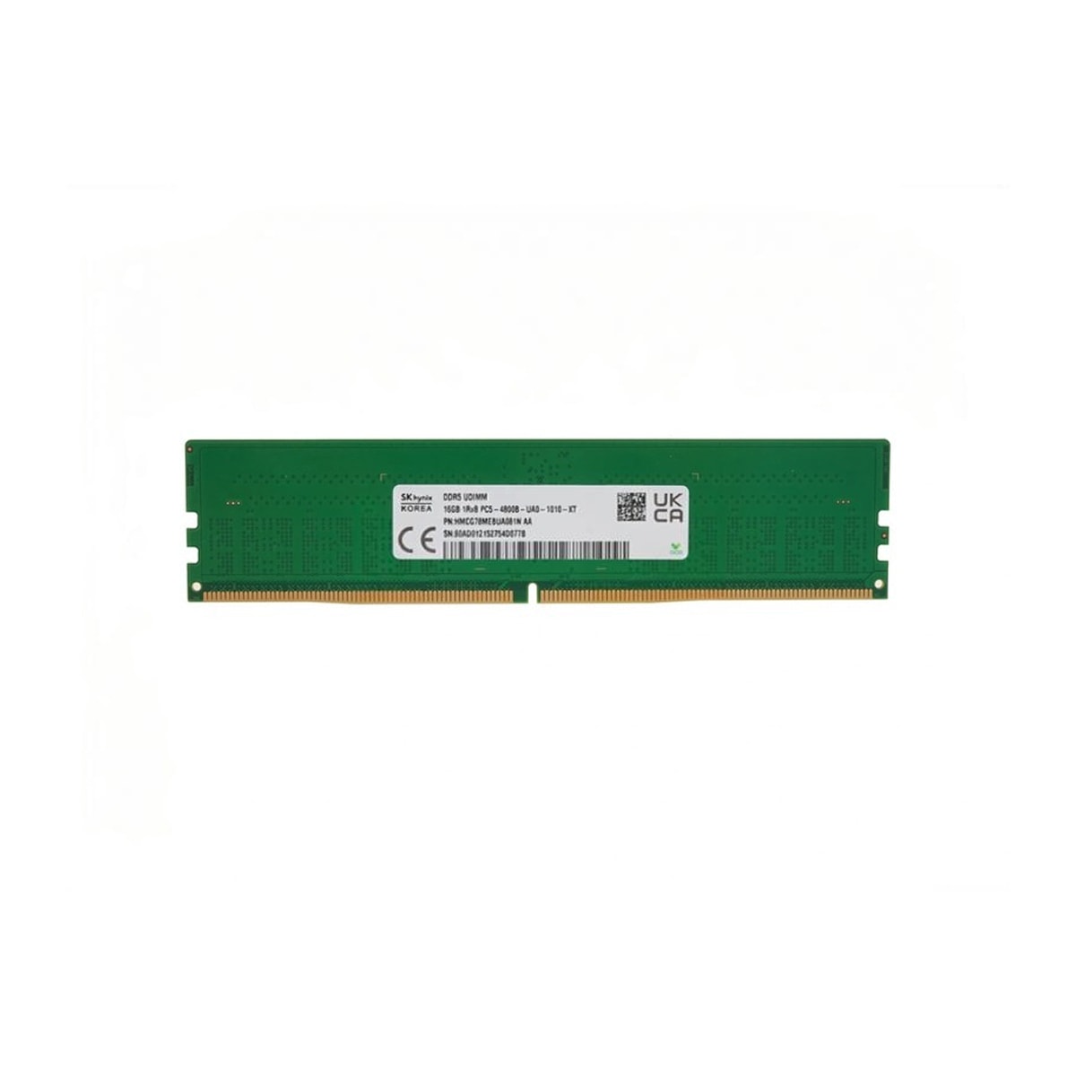 Оперативная память SK Hynix UDIMM — 16GB, DDR5, 4800Mhz, 1Rx8