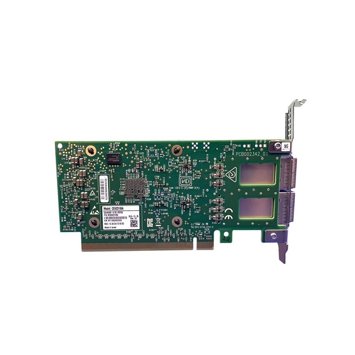 Сетевая карта Mellanox MCX623106TC-CDAT — 2x QSFP56 100GbE