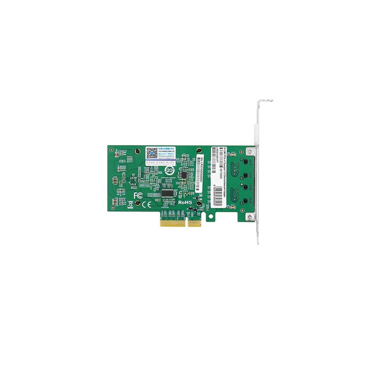 Сетевая карта LR-LINK LRES1051PT — 2x RJ45 1GbE